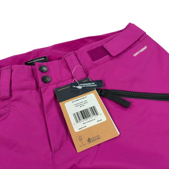 The North Face ABOUTADAY Snow Pants Womens Size M Short Roxbury Pink/Black NWT - Picture 2 of 8